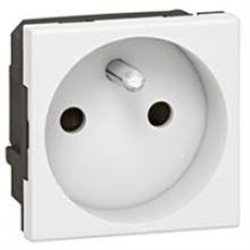 Prise prog mosaic - 2P+T droite - 2 mod LEGRAND 077111