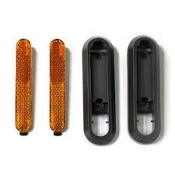 Cache latéral roue arrière + bande réflechissante (Lot de 2) pour trottinette électrique Xiaomi - 700100009
