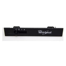 Bandeau avec bouton pour hotte Whirlpool 481245310972