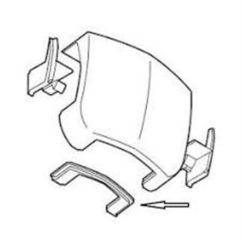 T de derivation pour Moulure Atriane 22X12 mm REHAU 735709