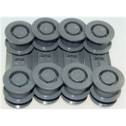 Kit support roulettes pour lave-vaisselle Electrolux 50299970009