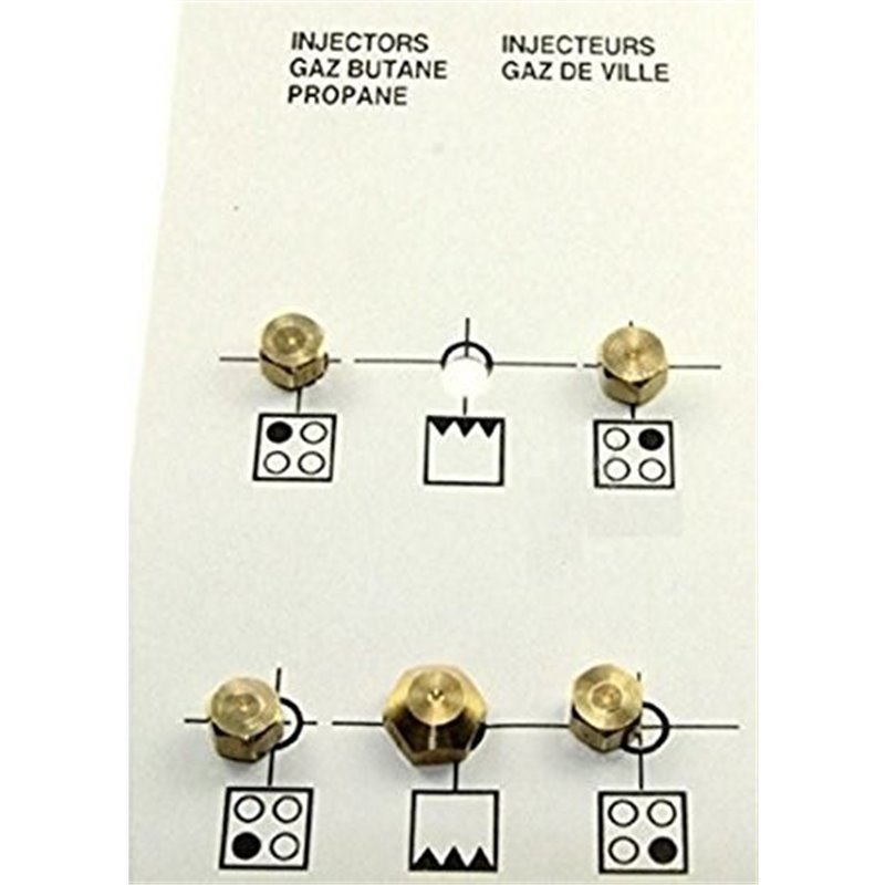 KIT INJECTEUR G30-30MBAR GB INJECTEUR FOUR Ø 0,8MM