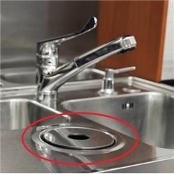 Couvercle dessus en inox...