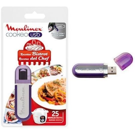 Clé USB Cookéo 25 recettes Bistrot Moulinex XA600411