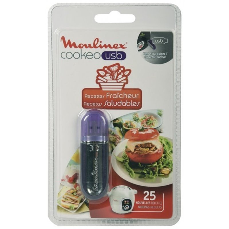 Clé USB Cookeo 25 recettes Fraicheur Moulinex XA600511 Clé USB Cookeo 25 recettes Fraicheur Moulinex XA600511