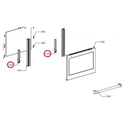 Charnière de porte pour four Steel ZS2416