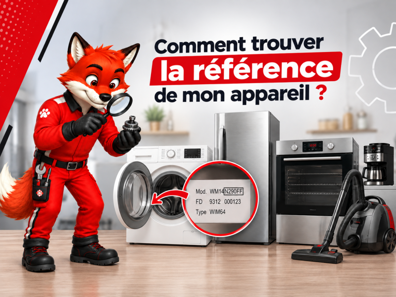 Comment trouver la référence de mon appareil électroménager ?