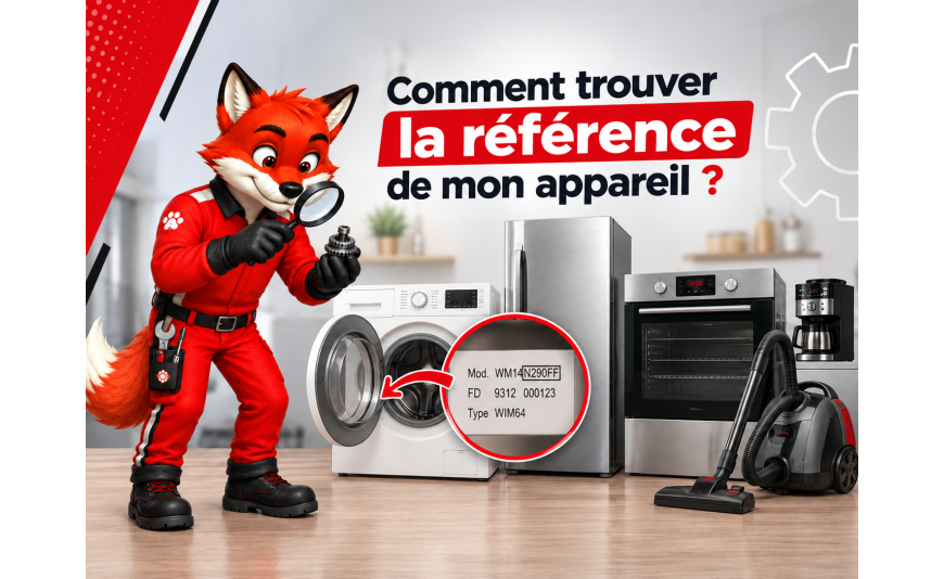 Comment trouver la référence de mon appareil électroménager ?