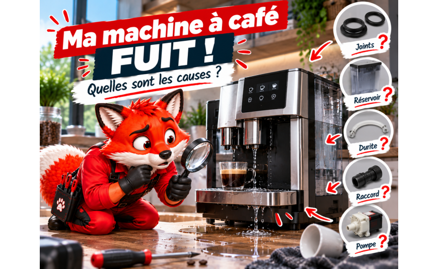 Ma machine à café fuit : quelles sont les causes ?