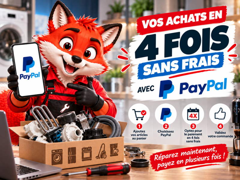 Paiement en 4 fois avec PayPal : c'est disponible sur Misterpieces !