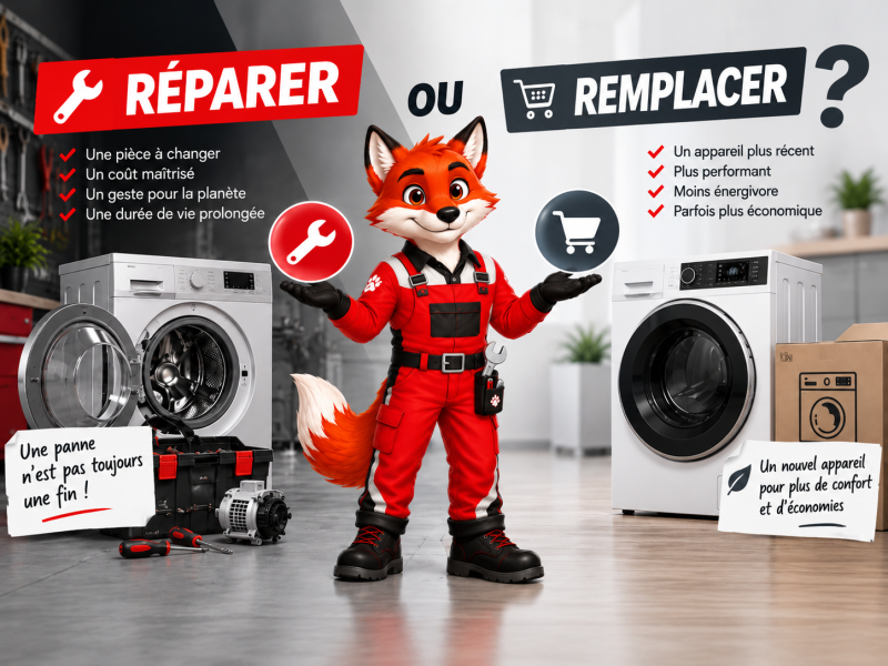 Réparer ou remplacer son électroménager : comment faire le bon choix ?
