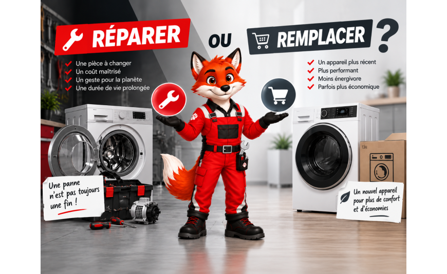 Réparer ou remplacer son électroménager : comment faire le bon choix ?