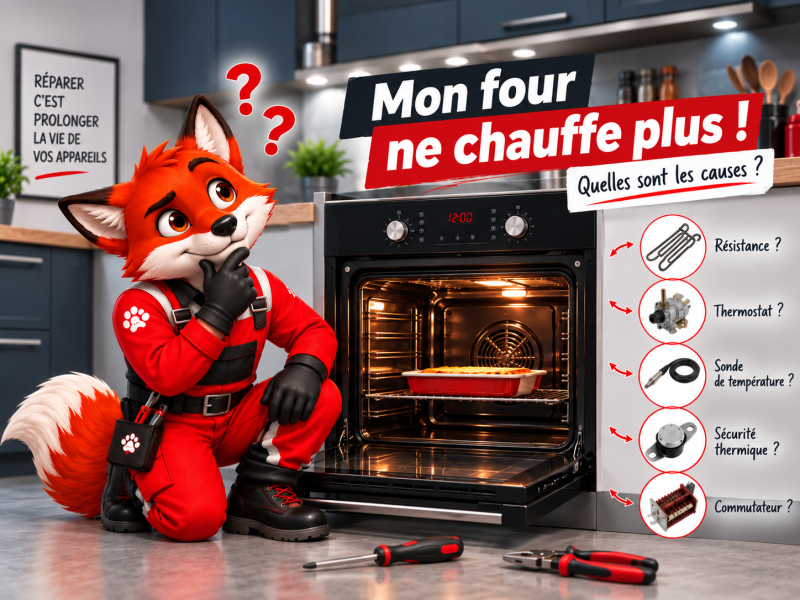 Mon four ne chauffe plus : quelles sont les causes ?